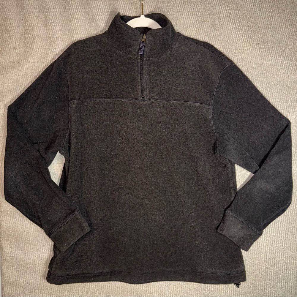 Gap size large black Sweater Fleece Quarter Zip